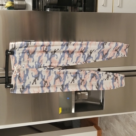 💕PJ SALVAGE💕 Oatmeal Camo Print Pajama Bottoms ~ Medium M NWT - Picture 5 of 12